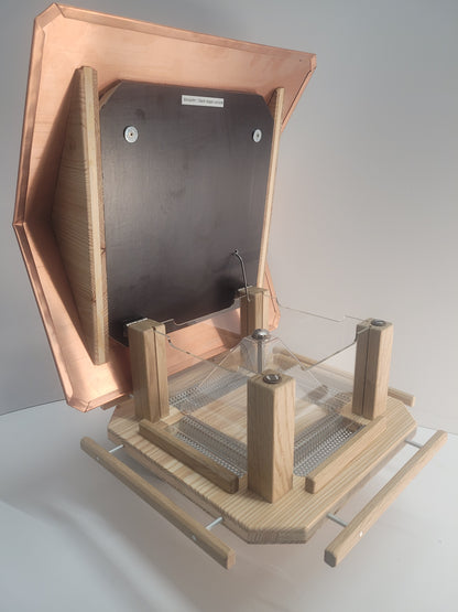 Vogelfutterhaus    mit Satteldach