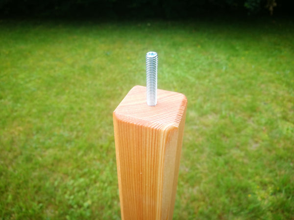 Vogelhaus Fuß, Ständer, aus massivem Lärchenholz